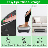 1Pc Vibration Exercise Machine With Resistant Bands Remote Control Whole Body Vibration Platform Workout Equipment Home Fitness Training Equipment For Weight Loss Fat Burner